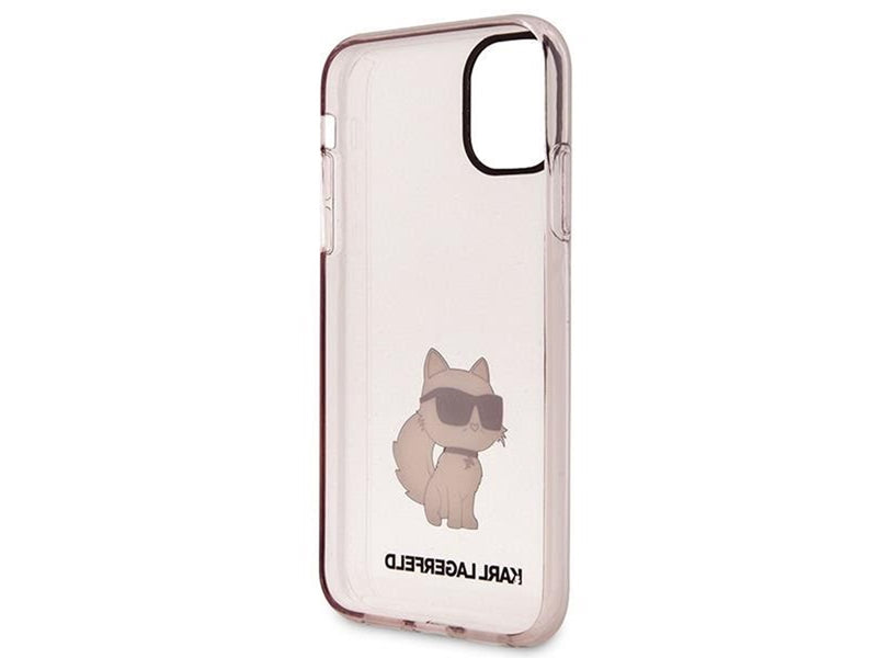Karl Lagerfeld KLHCN61HNCHTCP iPhone 11 / Xr 6.1" pink/pink hardcase Ikonik Choupette