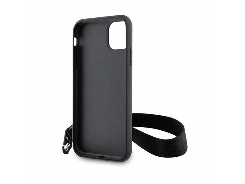 Karl Lagerfeld KLHCN61SAKLMBSK iPhone 11 / Xr 6.1" black/black hardcase Monogram Losange Saffiano