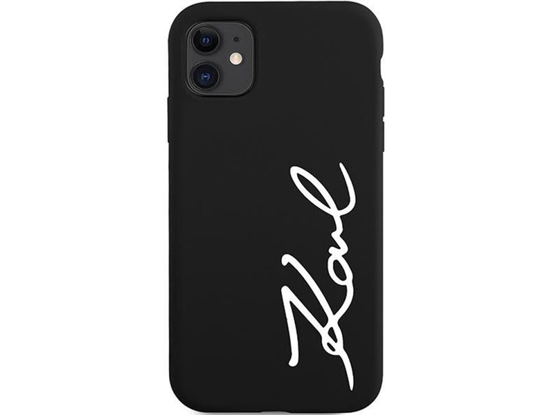 Karl Lagerfeld KLHCN61SKSVGK iPhone 11 / Xr 6.1" black/black hardcase Silicone Signature