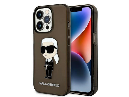 Karl Lagerfeld KLHCP14LHNIKTCK iPhone 14 Pro 6.1" black/black hardcase Ikonik
