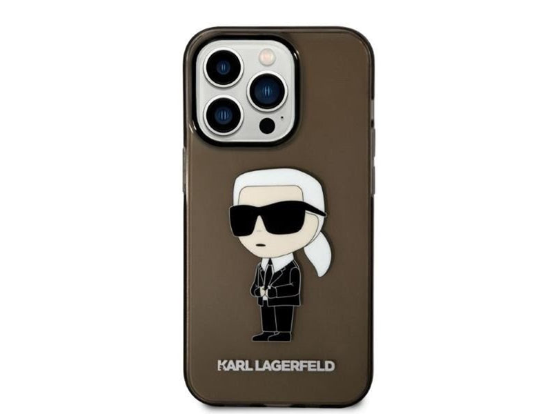 Karl Lagerfeld KLHCP14LHNIKTCK iPhone 14 Pro 6.1" black/black hardcase Ikonik