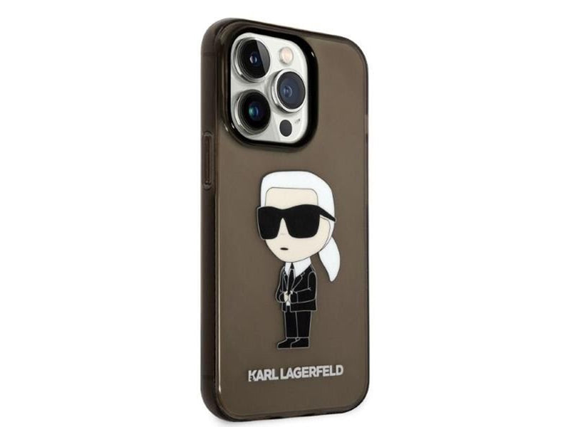 Karl Lagerfeld KLHCP14LHNIKTCK iPhone 14 Pro 6.1" black/black hardcase Ikonik