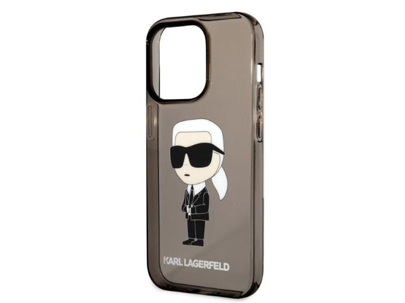 Karl Lagerfeld KLHCP14LHNIKTCK iPhone 14 Pro 6.1" black/black hardcase Ikonik