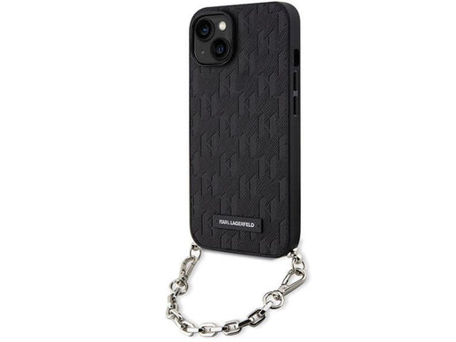 Karl Lagerfeld KLHCP14SSACKLHPK iPhone 14 6.1" black/black hardcase Saffiano Monogram Chain