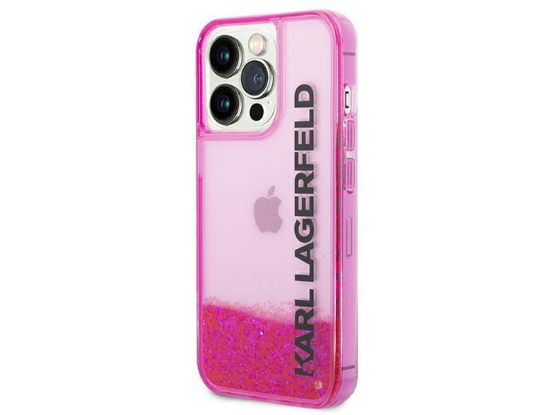 Karl Lagerfeld KLHCP14XLCKVF iPhone 14 Pro Max 6.7 "pink / pink hardcase Liquid Glitter Elong
