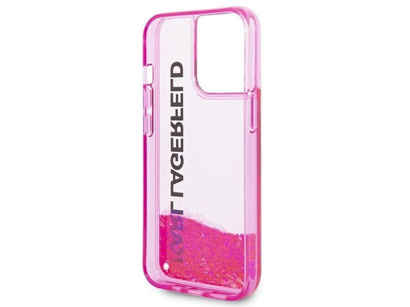 Karl Lagerfeld KLHCP14XLCKVF iPhone 14 Pro Max 6.7 "pink / pink hardcase Liquid Glitter Elong