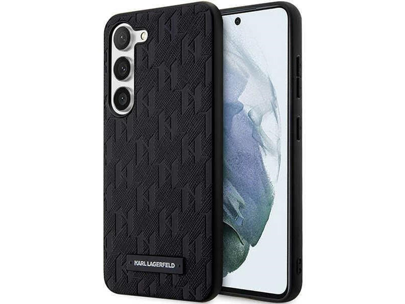 Karl Lagerfeld KLHCS23SSAKLHPK S23 S911 hardcase black/black Saffiano Mono Metal Logo