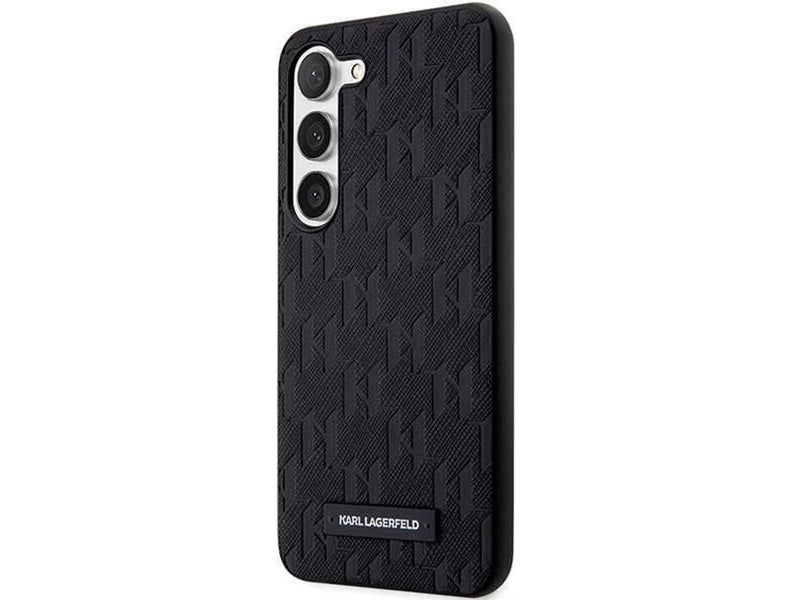 Karl Lagerfeld KLHCS23SSAKLHPK S23 S911 hardcase black/black Saffiano Mono Metal Logo