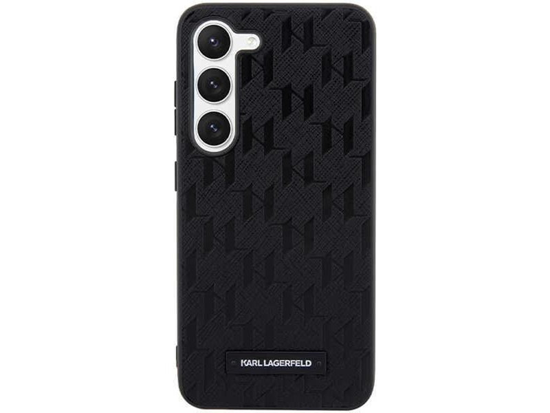 Karl Lagerfeld KLHCS23SSAKLHPK S23 S911 hardcase black/black Saffiano Mono Metal Logo