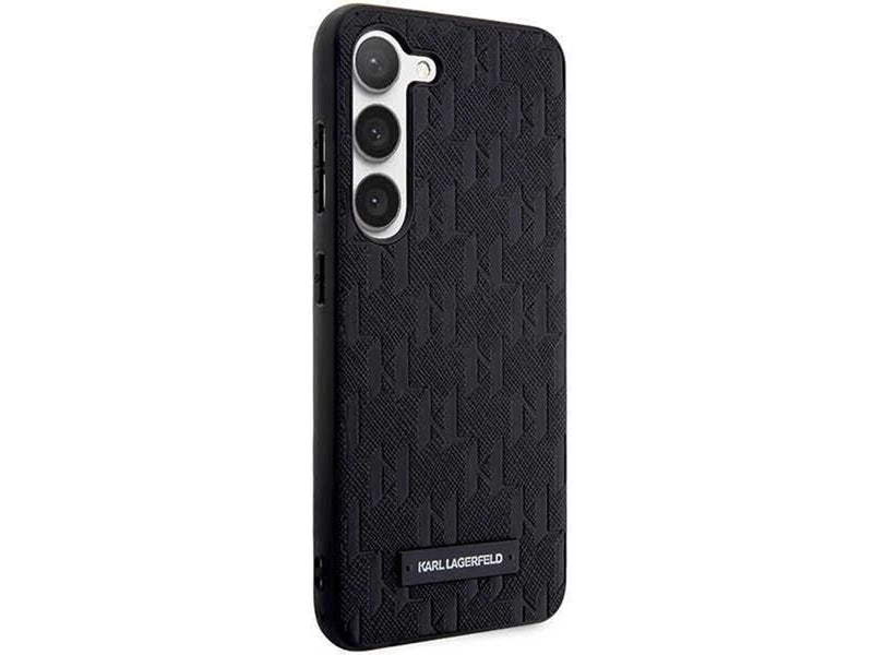 Karl Lagerfeld KLHCS23SSAKLHPK S23 S911 hardcase black/black Saffiano Mono Metal Logo