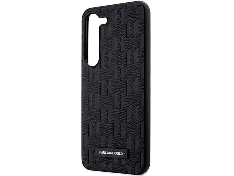 Karl Lagerfeld KLHCS23SSAKLHPK S23 S911 hardcase black/black Saffiano Mono Metal Logo
