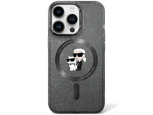 Karl Lagerfeld KLHMN61HGKCNOK iPhone 11 / Xr 6.1" black/black hardcase Karl&Choupette Glitter MagSafe