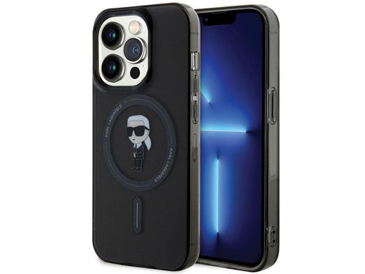 Karl Lagerfeld KLHMP15XHFCKNOK iPhone 15 Pro Max 6.7" black/black hardcase IML Ikonik MagSafe