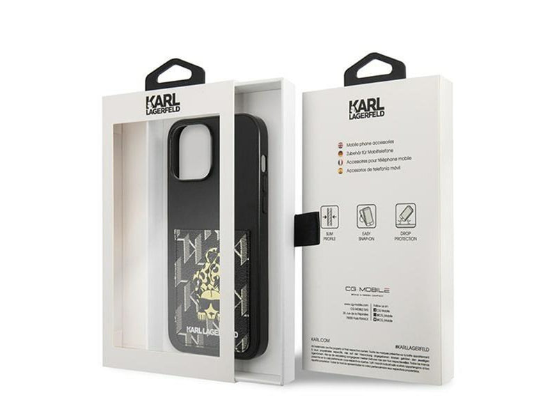 Karl Lagerfeld Karlimals Cardslot case for iPhone 13 Pro Max - black