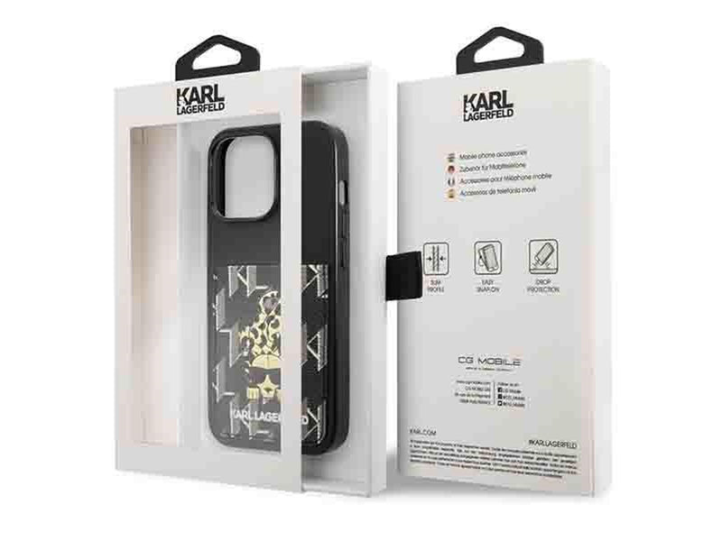 Karl Lagerfeld Karlimals Cardslot case for iPhone 13 Pro / iPhone 13 - black