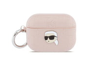Karl Lagerfeld Monogram Karl Head Case for AirPods Pro 3 - Pink