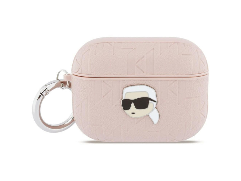 Karl Lagerfeld Monogram Karl Head Case for AirPods Pro 3 - Pink