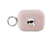 Karl Lagerfeld Monogram Karl Head case for AirPods Pro 2 - pink