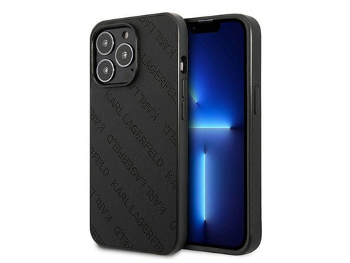 Karl Lagerfeld Perforated Allover Case for iPhone 13 Pro / 13 6.1" - Black