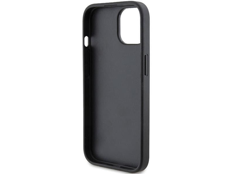 Karl Lagerfeld Quilted K Pattern case for iPhone 15 Plus / 14 Plus - black