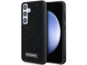 Karl Lagerfeld Rhinestone Metal Logo case for Samsung Galaxy S24+ - black
