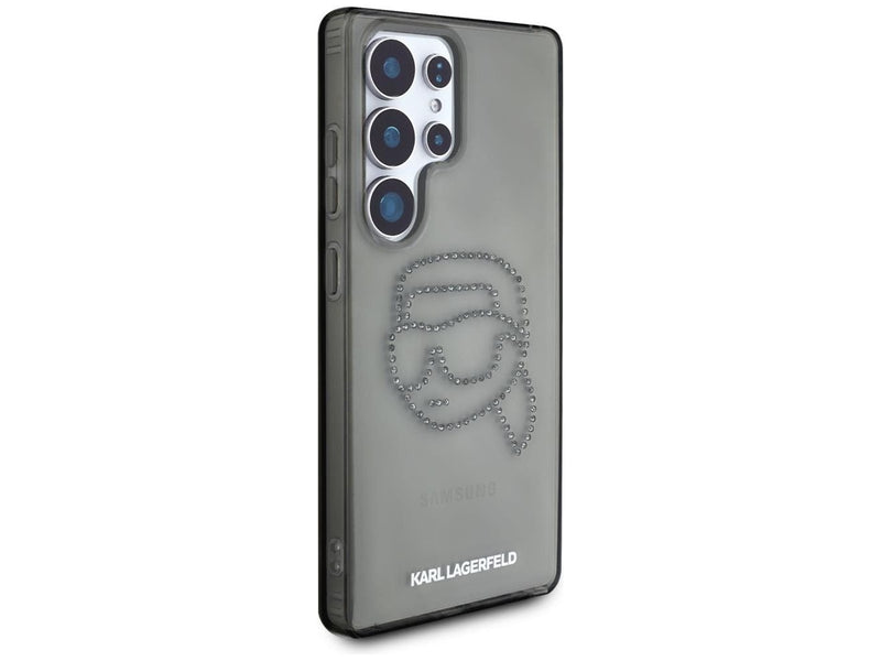Karl Lagerfeld Rhinestones Karl Head Logo Samsung Galaxy S25 Ultra black