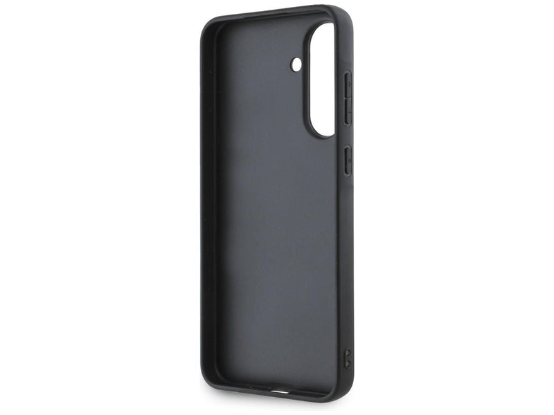Karl Lagerfeld Saffiano Case w/ K&C Metal Logo for Samsung Galaxy A36 - Black