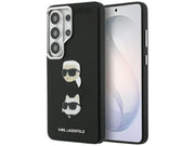 Karl Lagerfeld Saffiano Double Heads Metal Case for Samsung Galaxy S26 Ultra - Black