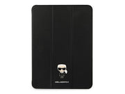 Karl Lagerfeld Saffiano Ikonic Karl Case for iPad 11" Pro 2021 - Black