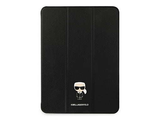 Karl Lagerfeld Saffiano Ikonic Karl Case for iPad 11" Pro 2021 - Black