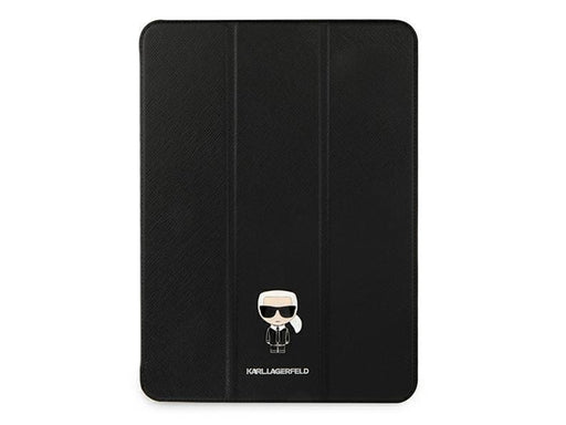 Karl Lagerfeld Saffiano Ikonic Karl Case for iPad 12.9" Pro 2021 - Black