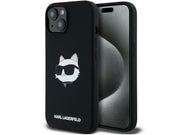 Karl Lagerfeld Silicone Choupette Head MagSafe Case for iPhone 15 Plus / 14 Plus - Black