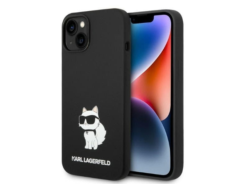 Karl Lagerfeld Silicone Choupette case for iPhone 14 Plus - black