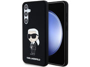 Karl Lagerfeld Silicone Ikonik case for Samsung Galaxy S24+ - black