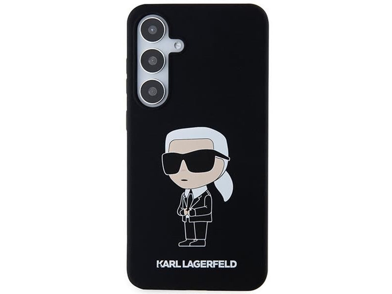 Karl Lagerfeld Silicone Ikonik case for Samsung Galaxy S24+ - black