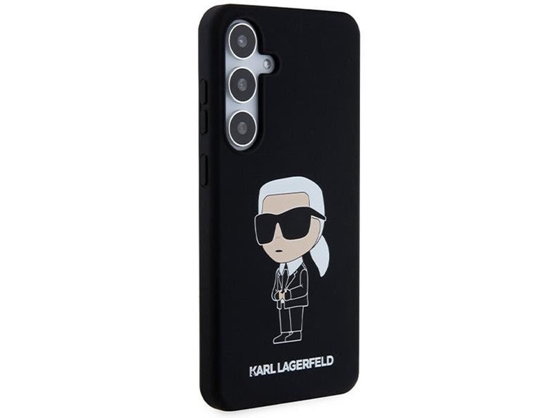 Karl Lagerfeld Silicone Ikonik case for Samsung Galaxy S24+ - black