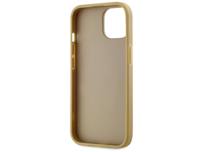 Karl Lagerfeld Wrinkled Metal Signature iPhone 15 Case - Gold