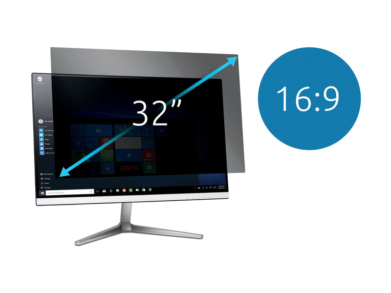 Kensington 32" (21:9) Monitor Blickschutzfilter - 2-fach, abnehmbar für Bildschirme