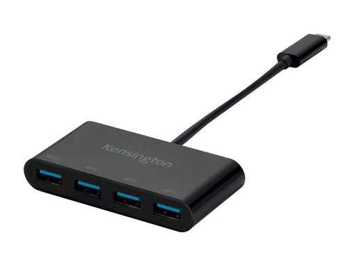Kensington CH1200 USB-C® 4-Port Hub USB-Hubs - 4 - Schwarz