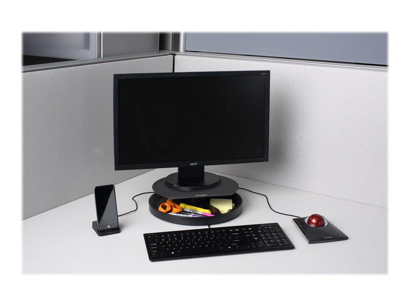 Kensington Drehbarer Monitorständer mit SmartFit® System, schwarz - Max 18.1 kg - recommended for