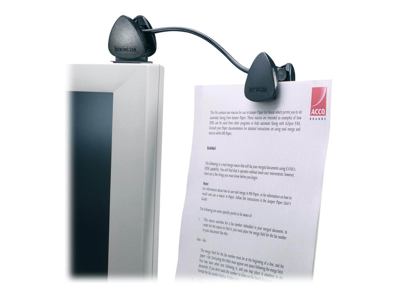 Kensington FlexClip® portabler Dokumentenhalter, schwarz