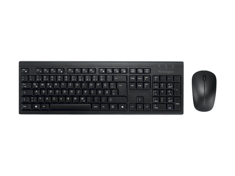 Kensington KM270 EQ - Tastatur & Maus Set - Deutsch - Schwarz