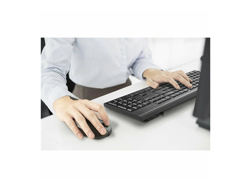 Kensington KM270 EQ - Tastatur & Maus Set - Deutsch - Schwarz