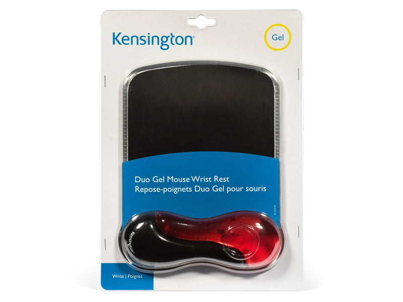 Kensington  Mauspad mit Duo Gel-Handgelenkauflage, rot/schwarz