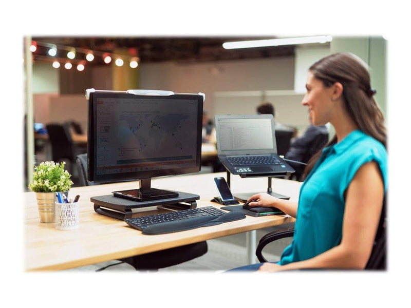 Kensington Monitorständer Plus mit SmartFit® System, schwarz