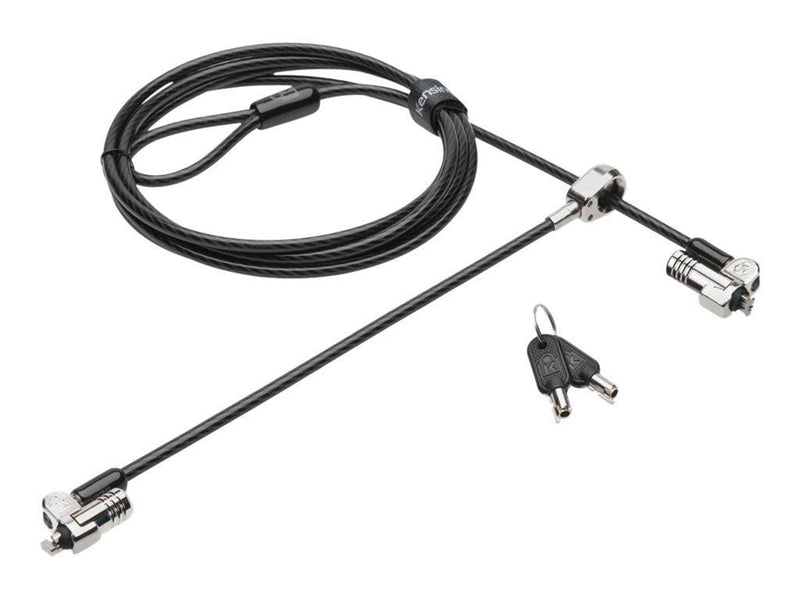 Kensington NanoSaver Keyed Dual Head Laptop Lock - Master Keyed