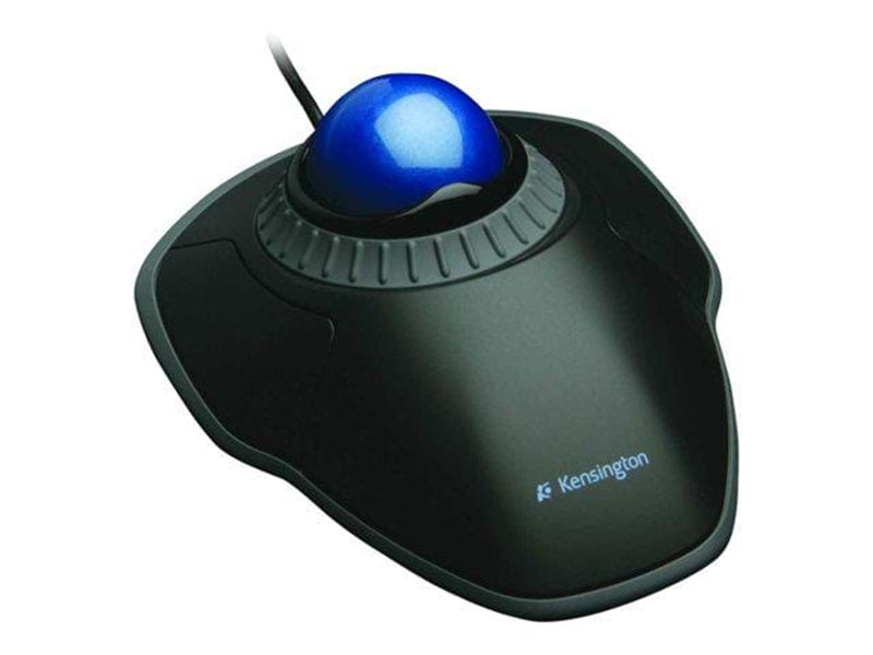 Kensington Orbit™ Trackball mit Scroll-Ring, schwarz - Trackball (Schwarz)