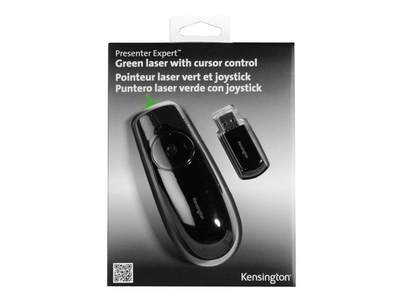 Kensington  Presenter Expert™ mit grünem Laser, Schwarz