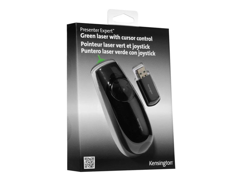 Kensington  Presenter Expert™ mit grünem Laser, Schwarz