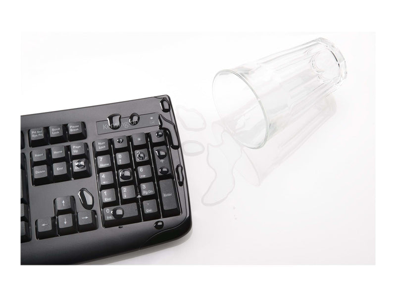 Kensington Pro Fit Desktop Set - Tastatur & Maus Set - Deutsch - Schwarz